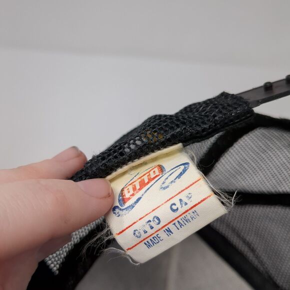 Kenwood Snapback Trucker Hat Black OS Adjustable Embroidered Mesh Back Otto - Picture 8 of 9